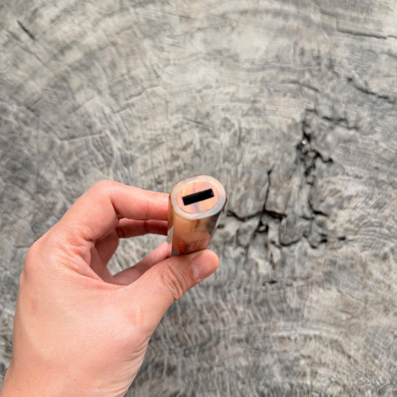 I - 10 Huanghuali wood Wa handle , Marble horn Ferrule , 140mm handle