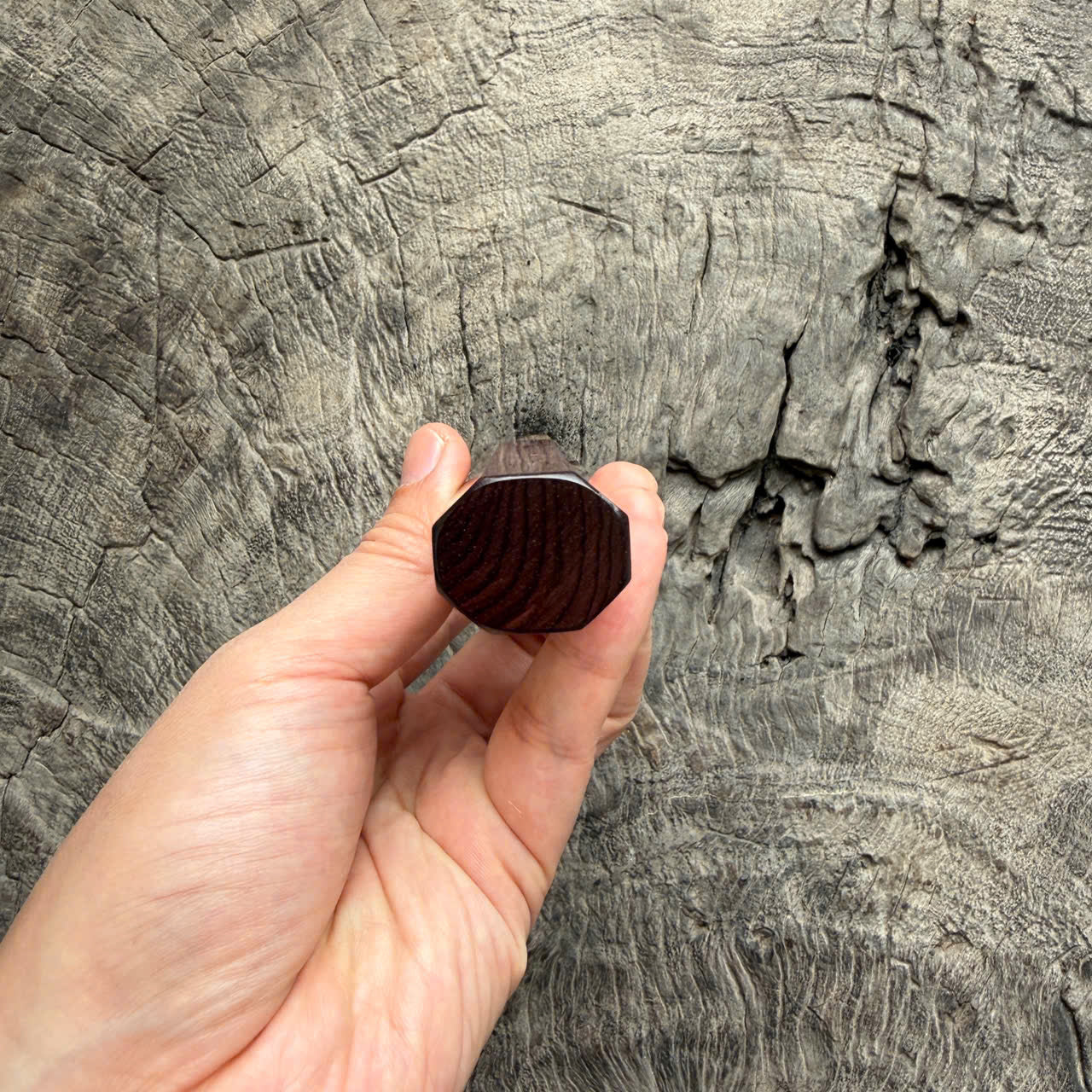 I - 4 Purple Rosewood Wa handle, White horn Ferrule - 145 mm