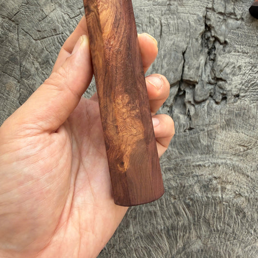 I - 5 Dark Rosewood Wa handle, Marble Horn Ferrule - 145 mm