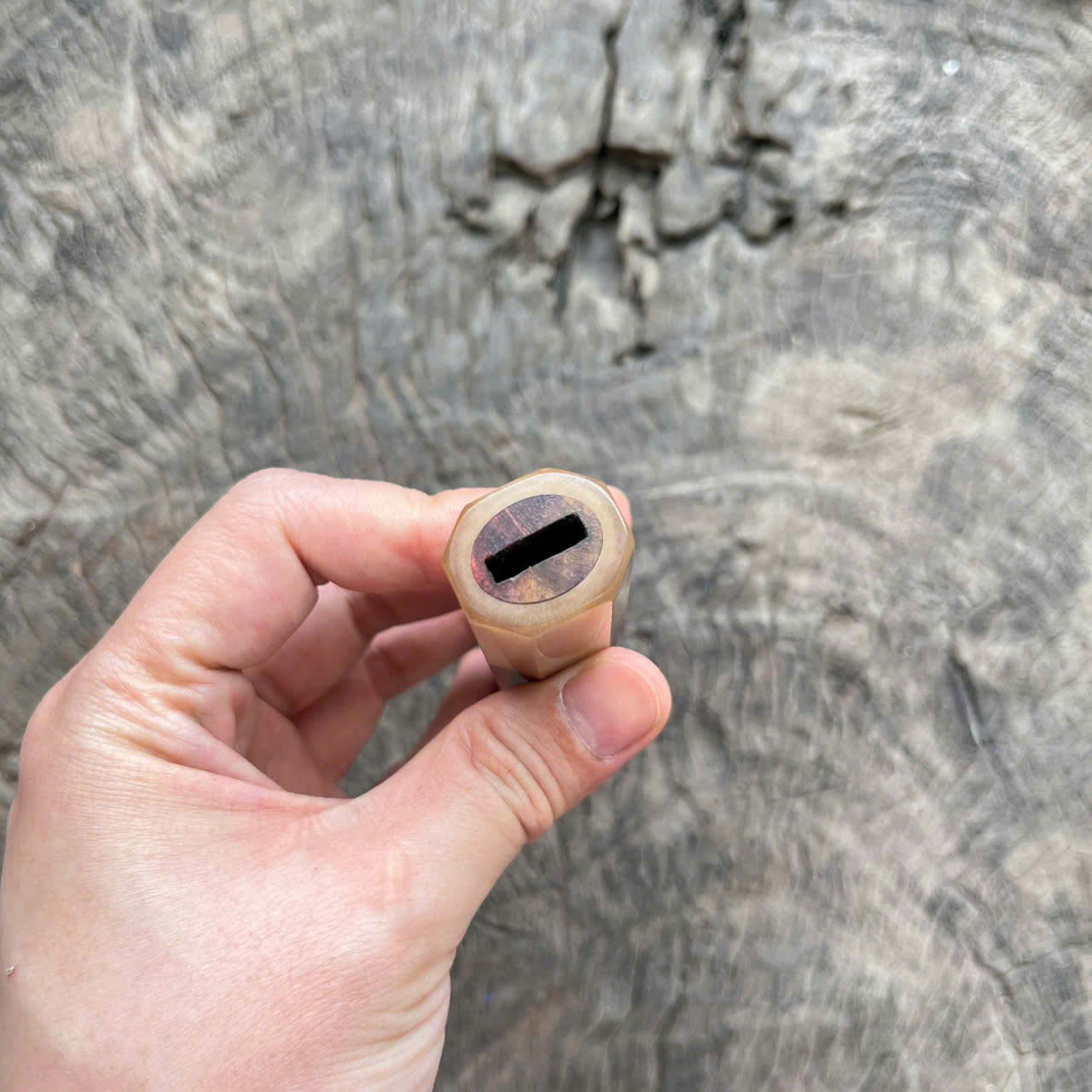 I - Speical Huanghuali wood Wa handle, White horn ferrule - 140mm