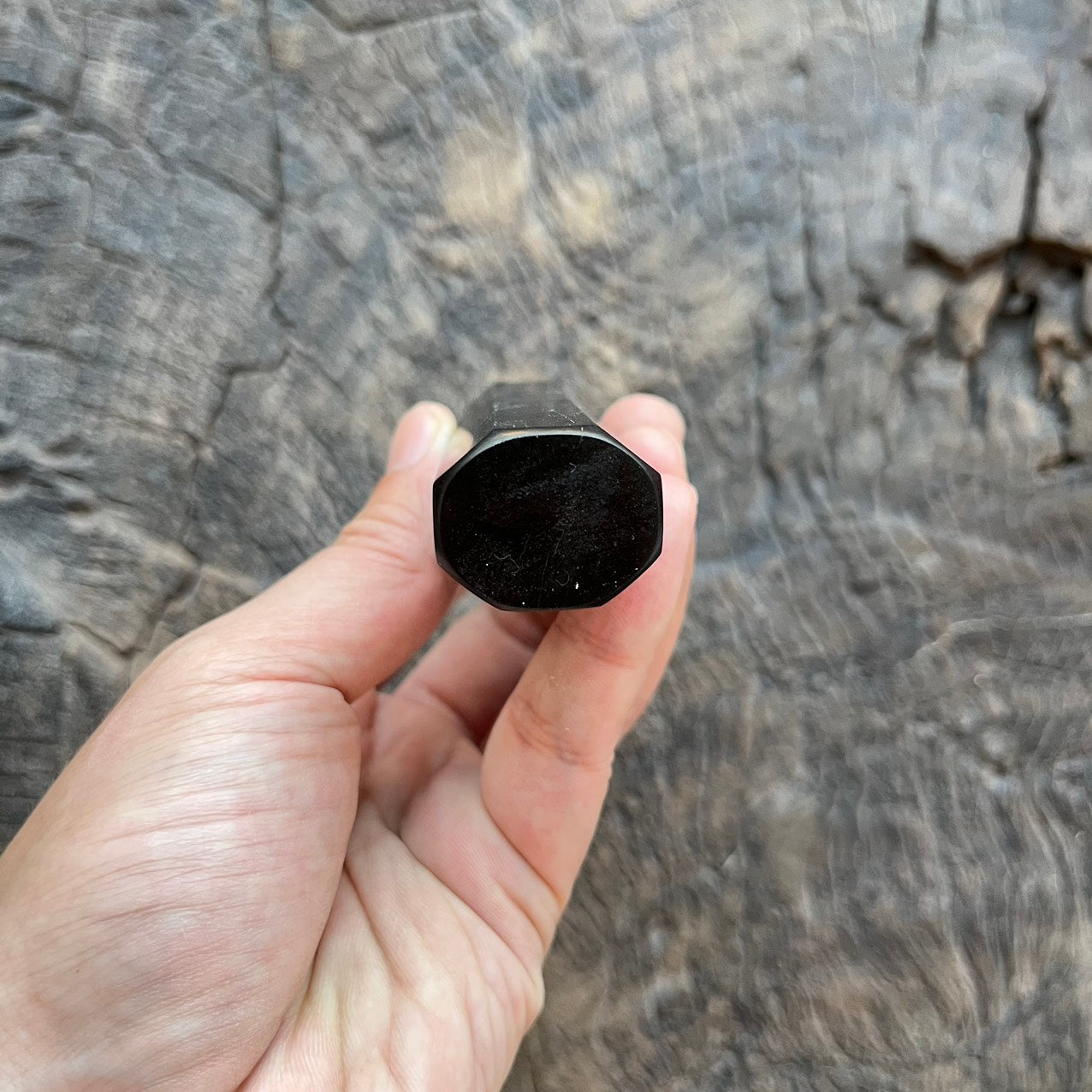 I- 14 Ebony Wa handle with Cream horn - 140mm