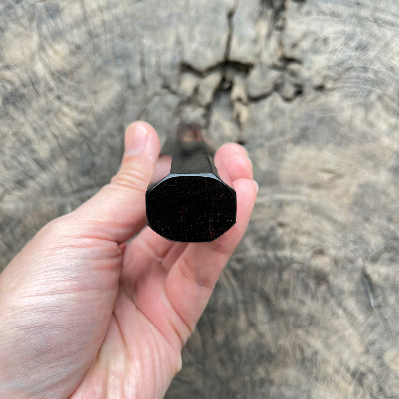 I - 4 Black Red Siam Rosewood Wa handle, Mono, - 140mm