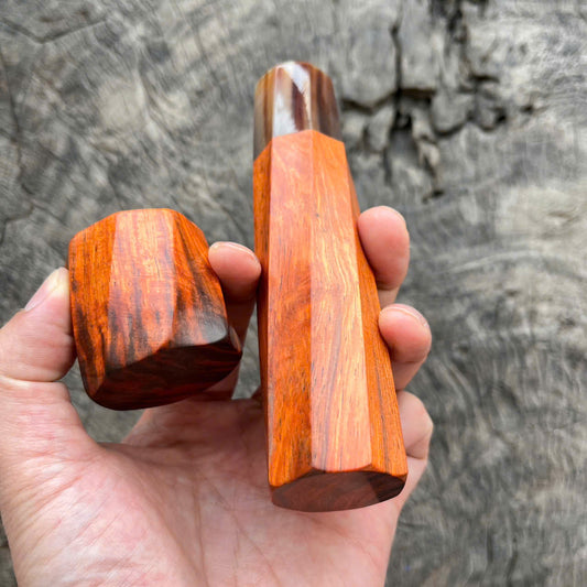 Custom Potafilter handle and Steam Knob for Profitec Go