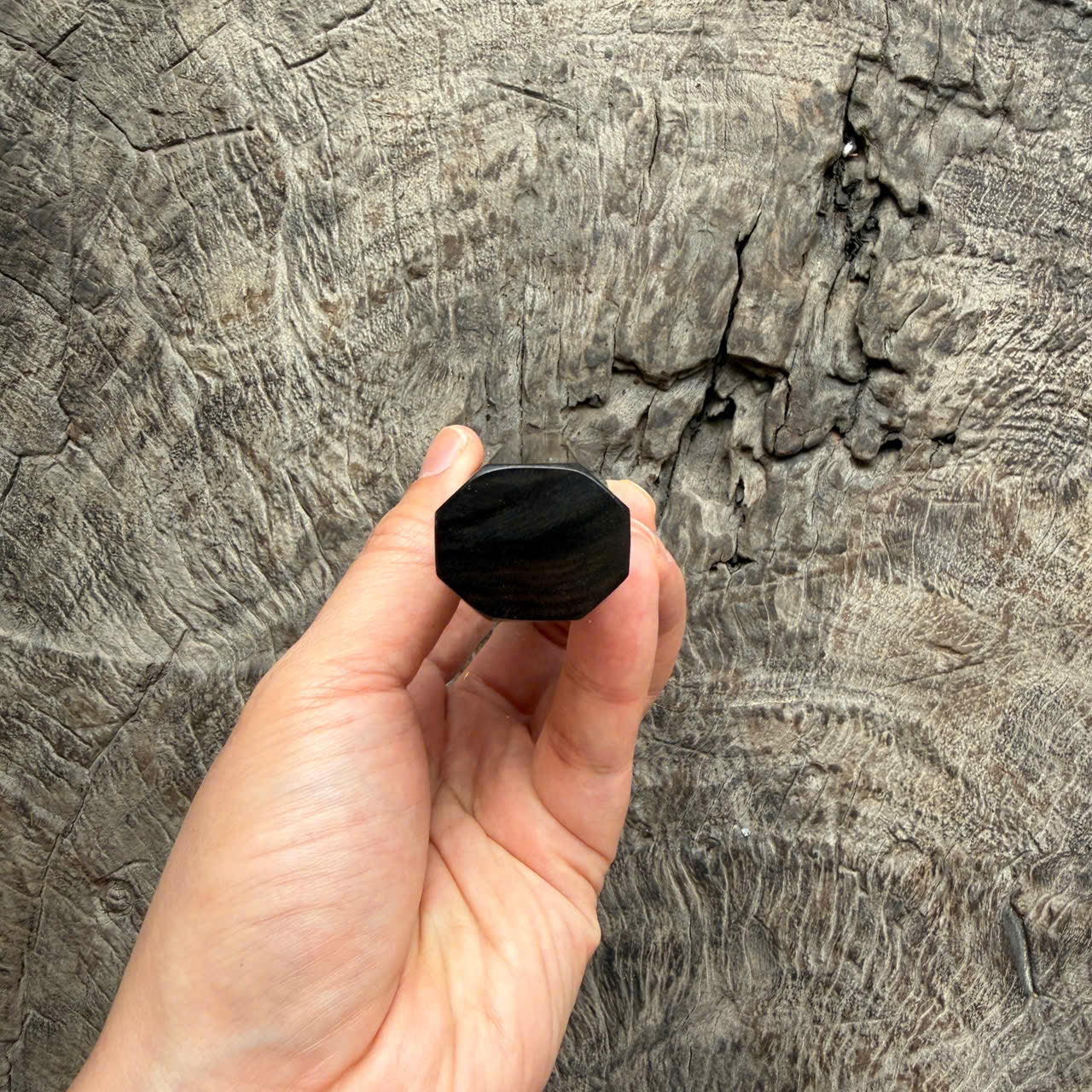 I - 7 Cool Rosewood Wa handle - marble horn ferrule - 143 mm