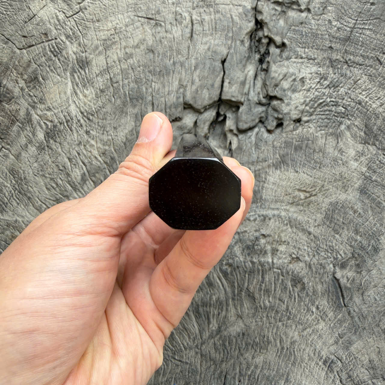 I- 3 Black Siamese Rosewood Wa handle, Mono - 135mm