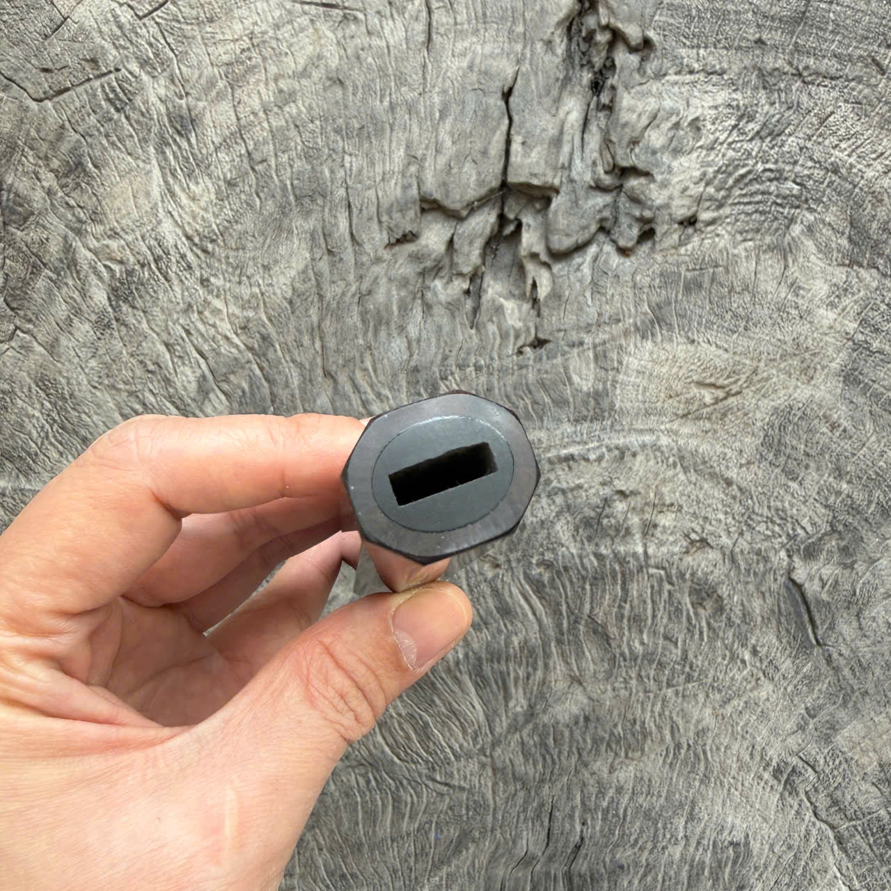 I - 1 Black Ebony Wa handle, Micro Curly Rosewood Ferrule- 140 mm