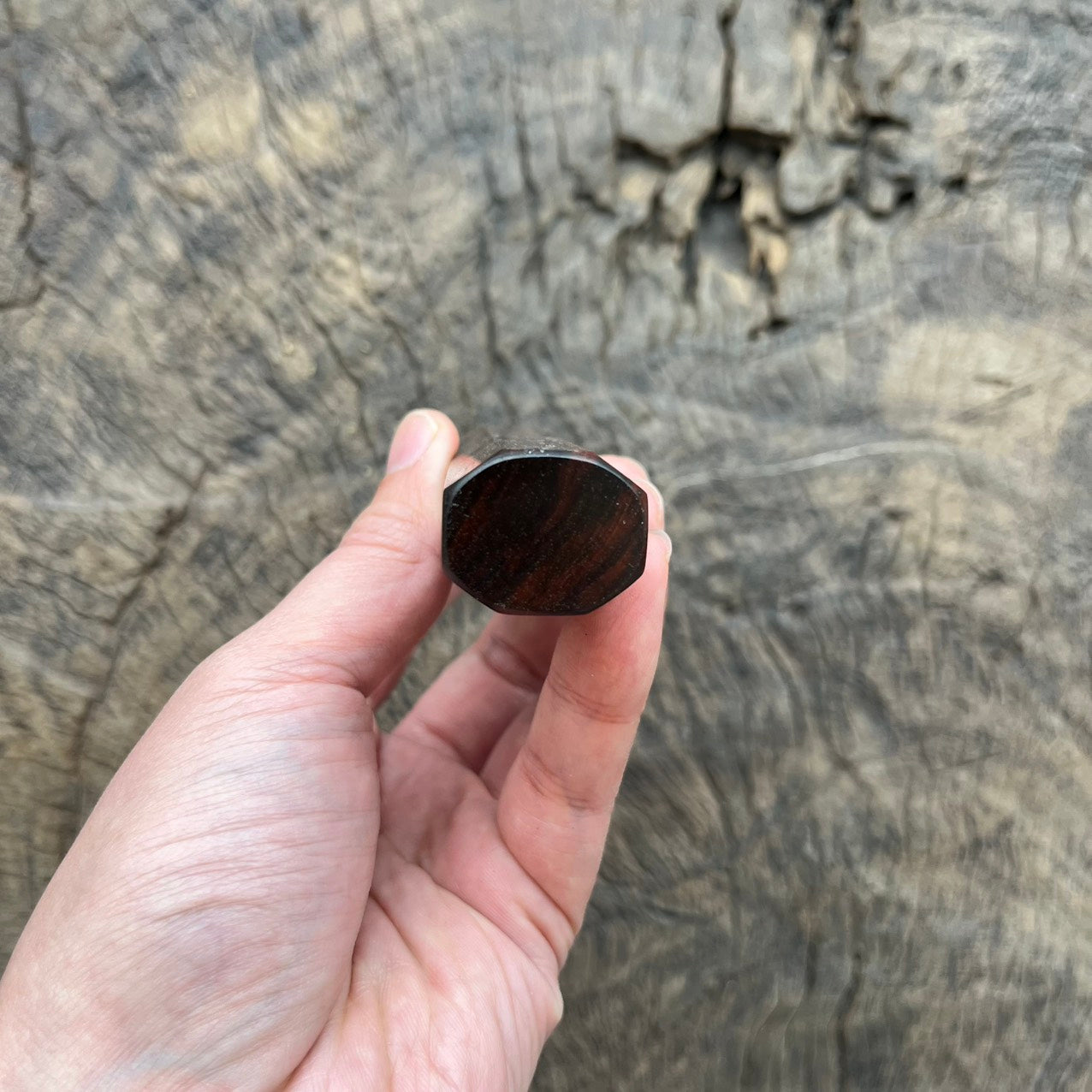 I- 10 Siam Rosewood Wa handle, Mono - 135mm