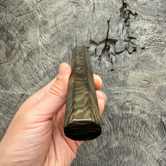 I- 2 Wavy horizontal Rosewood wa handle , Mono - 135mm