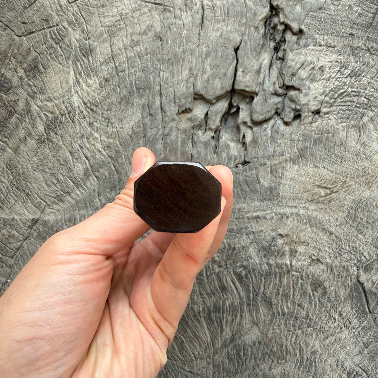 I - 36 Siamese Rosewood Wa handle - Marble horn ferrule - 140 mm