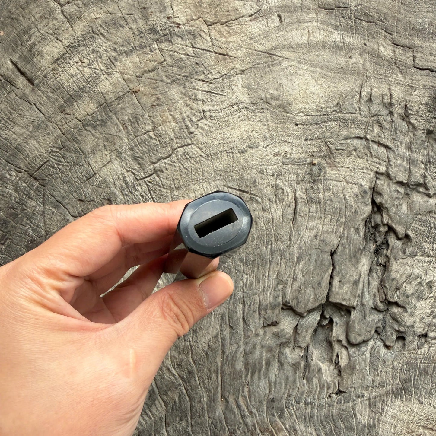 I - 32 Nice Black Siamese Rosewood Wa handle, Black Horn Ferrule, Black VG10 Spacer- 145 mm (Copy)