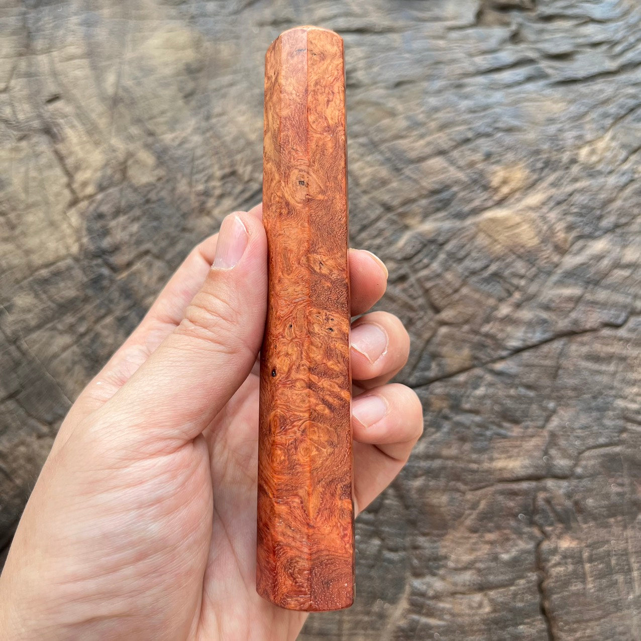 I- 11 Mono Burl Amboyna Wa handle - 135mm