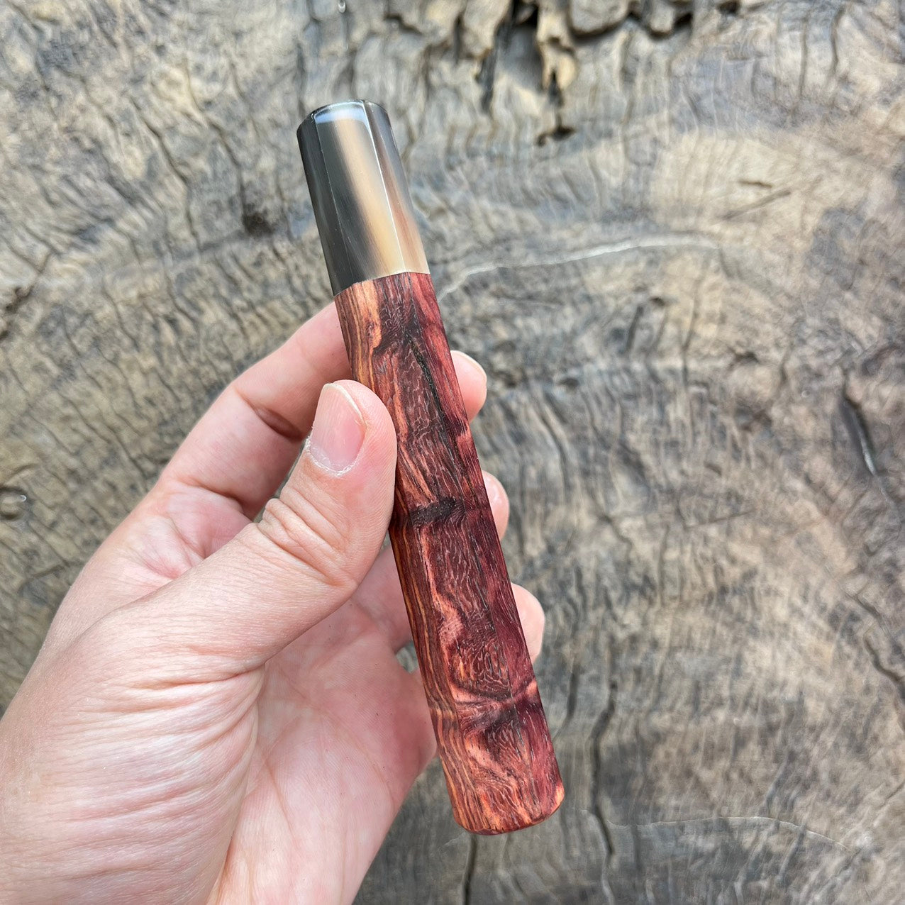 I-5 Grained Rosewood Wa handle with marble ferrule - 135mm