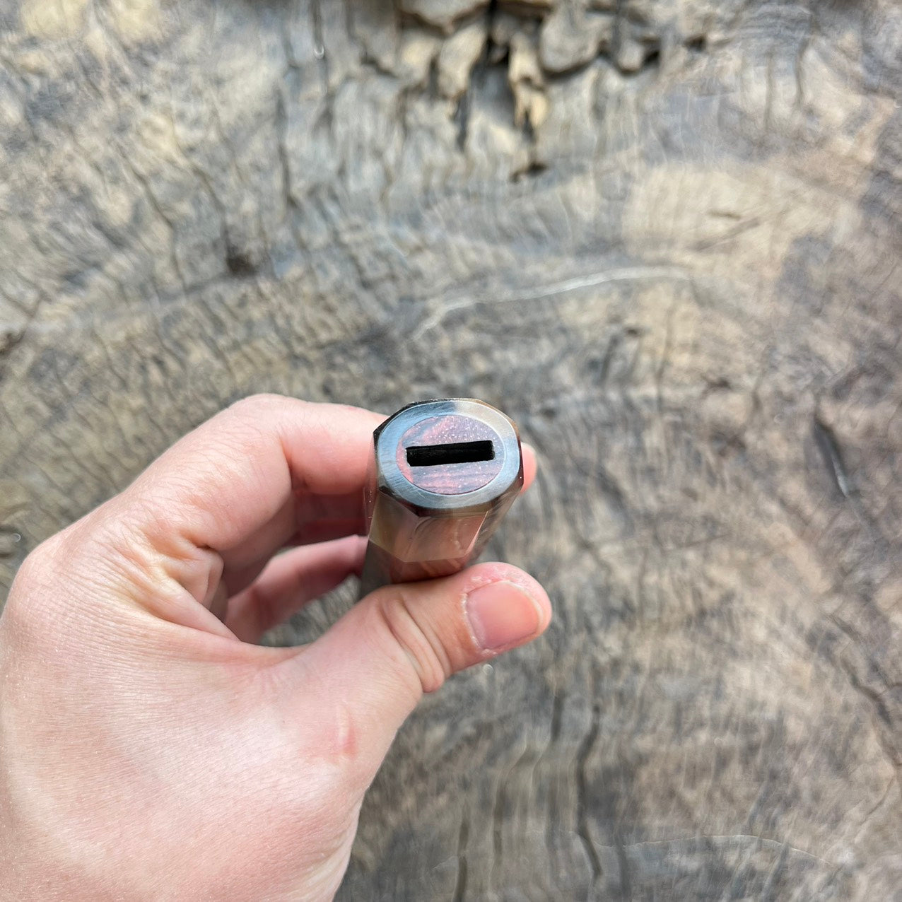 I-5 Grained Rosewood Wa handle with marble ferrule - 135mm
