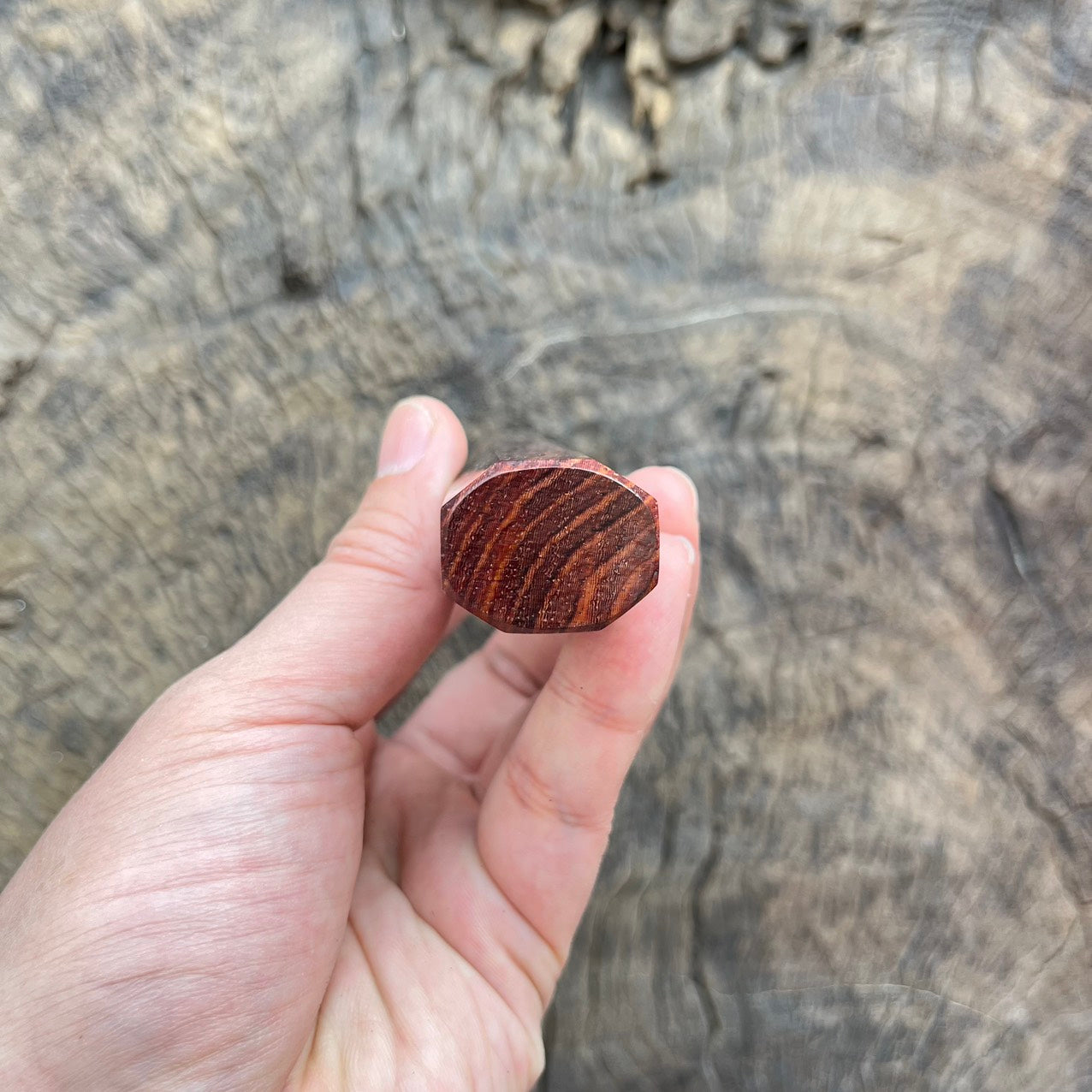 I-5 Grained Rosewood Wa handle with marble ferrule - 135mm