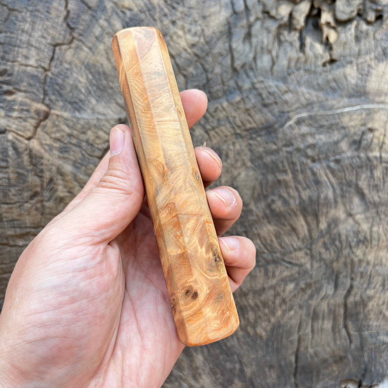 I- 2 Mono Dragon burl Wa handle - 135mm