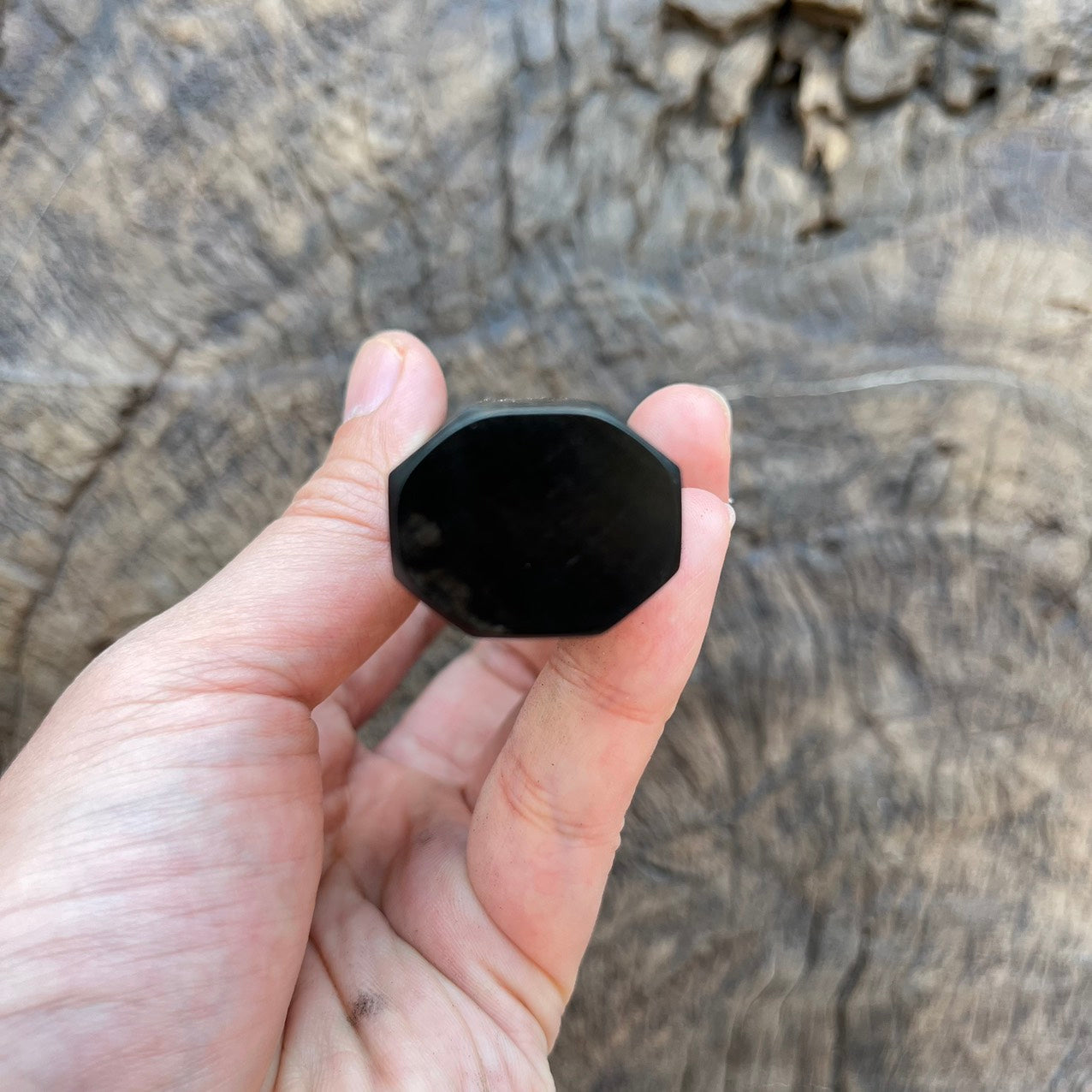 I - 17 Ebony Wa handle with Ivory horn - 120mm for petty