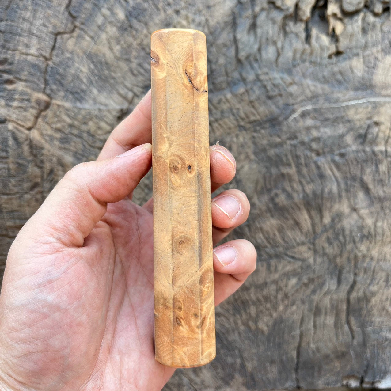 I- 2 Mono Dragon burl Wa handle - 135mm