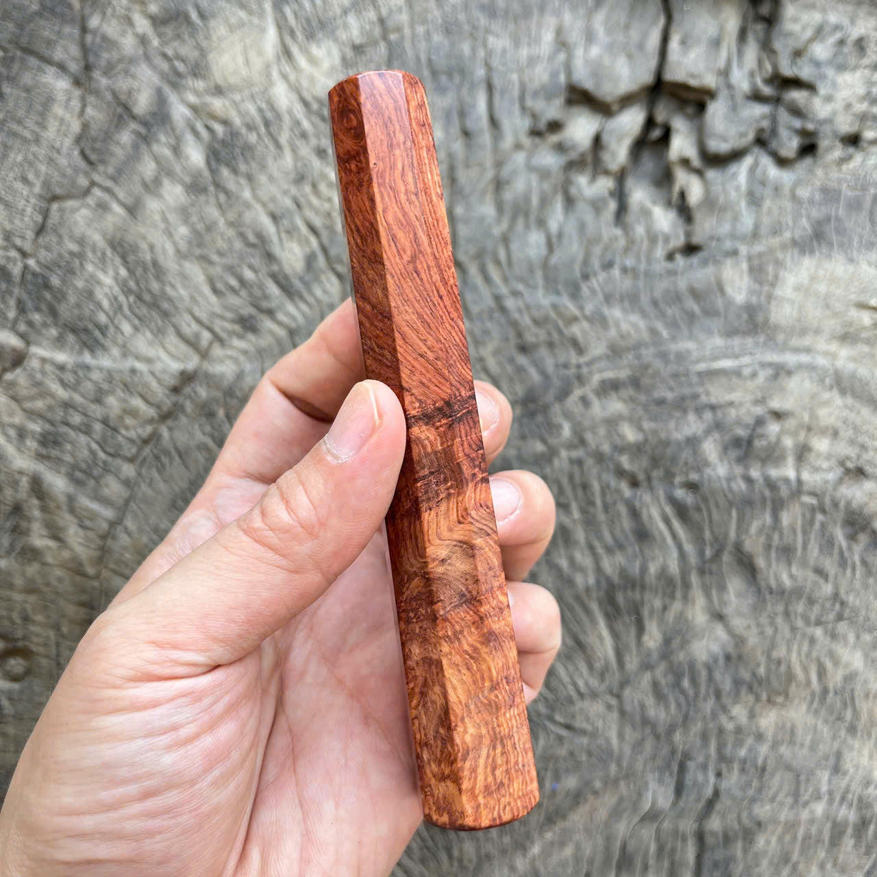 I - 6 Burl Rosewood Wa handle, Mono - 140mm