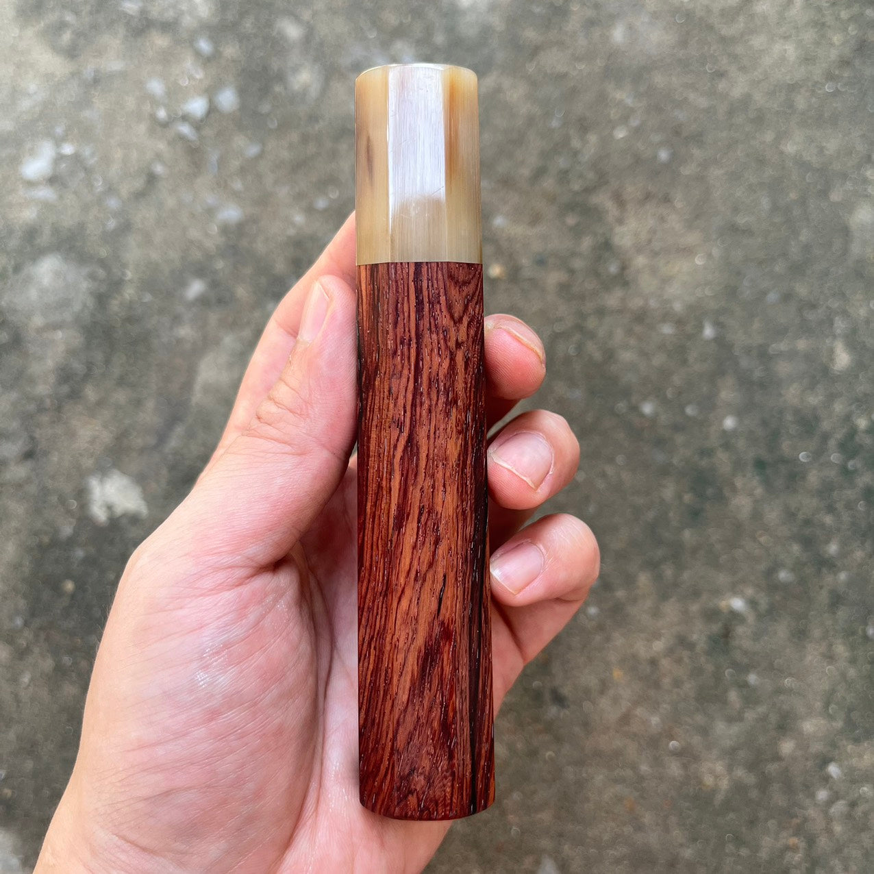 I- Rosewood with marble horn ferrule 135mm