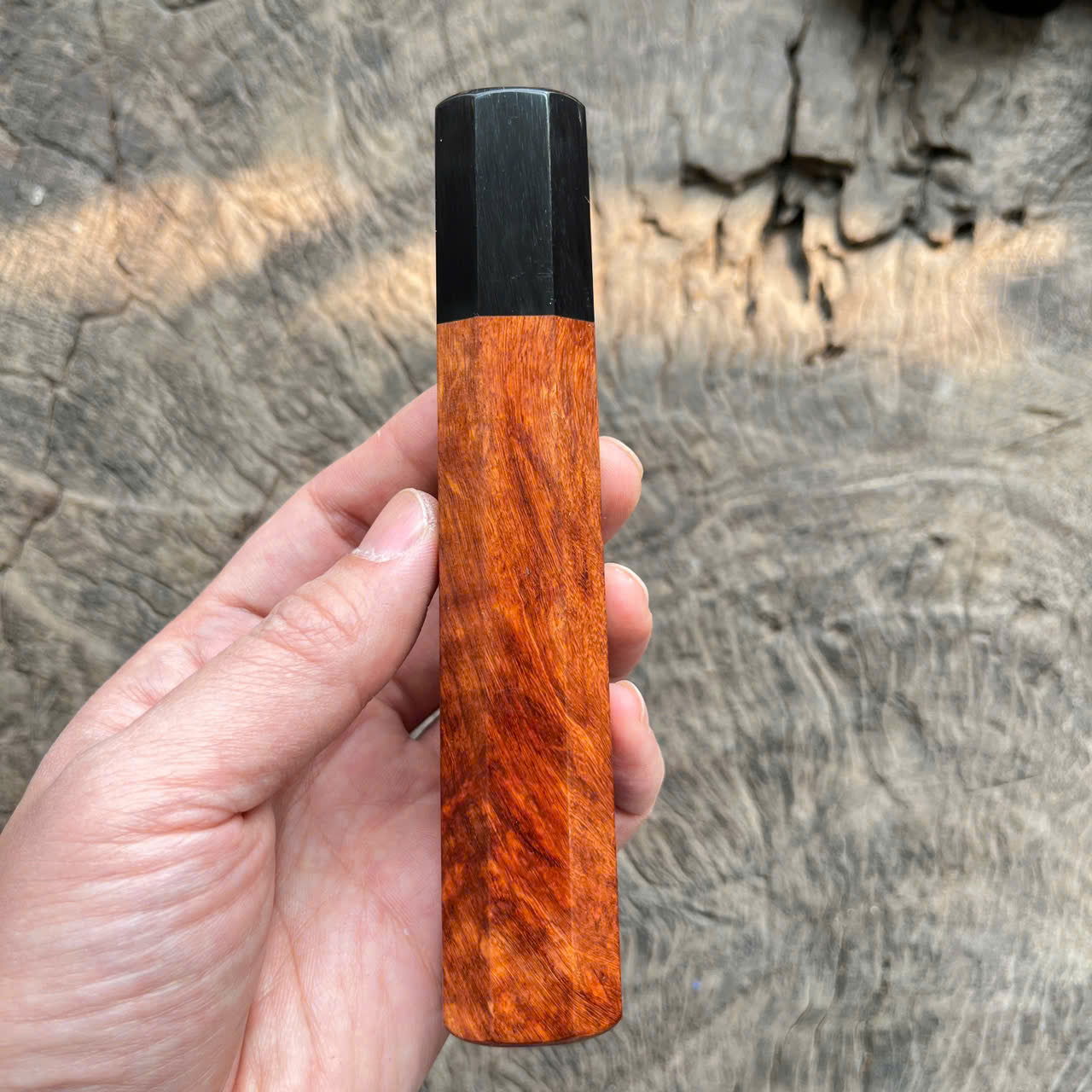 I -10 Rosewood Wa handle, Black horn ferrule, 145mm
