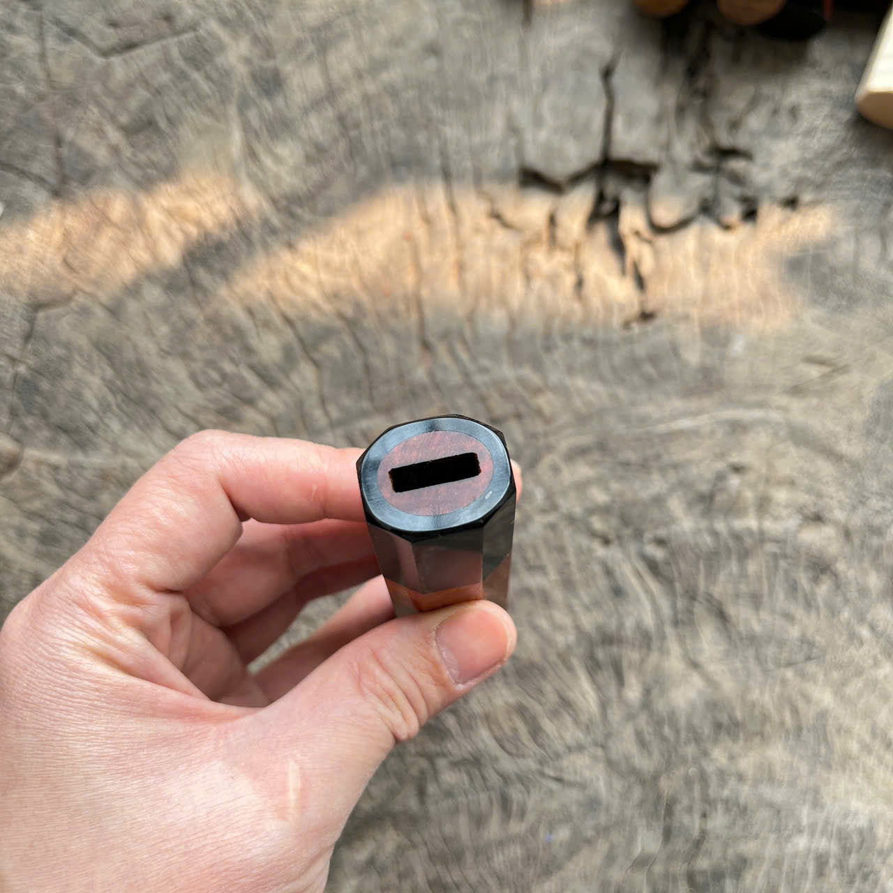 I -10 Rosewood Wa handle, Black horn ferrule, 145mm