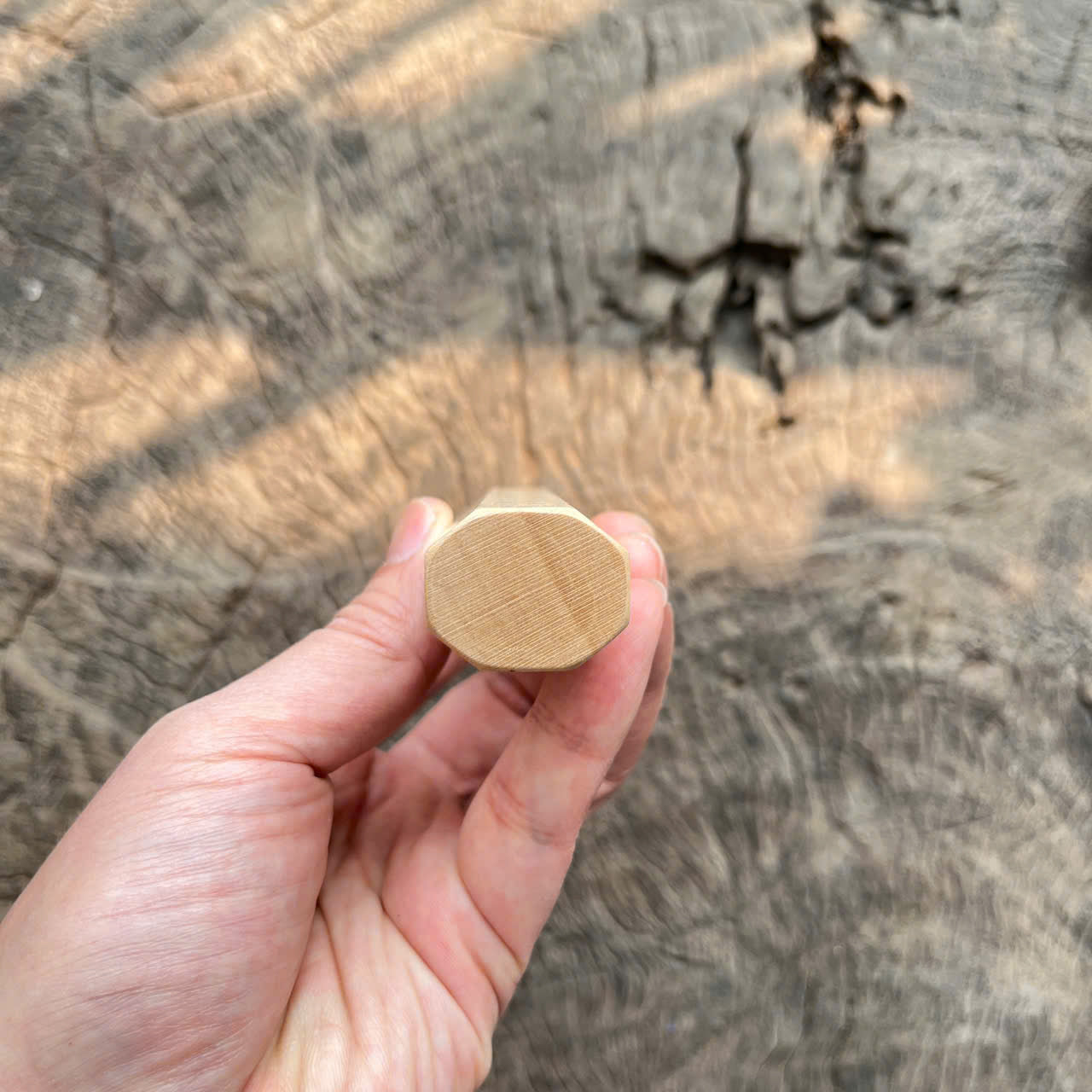 I -Curly sycamore Wa handle, Black horn ferrule, white spacer- 140mm