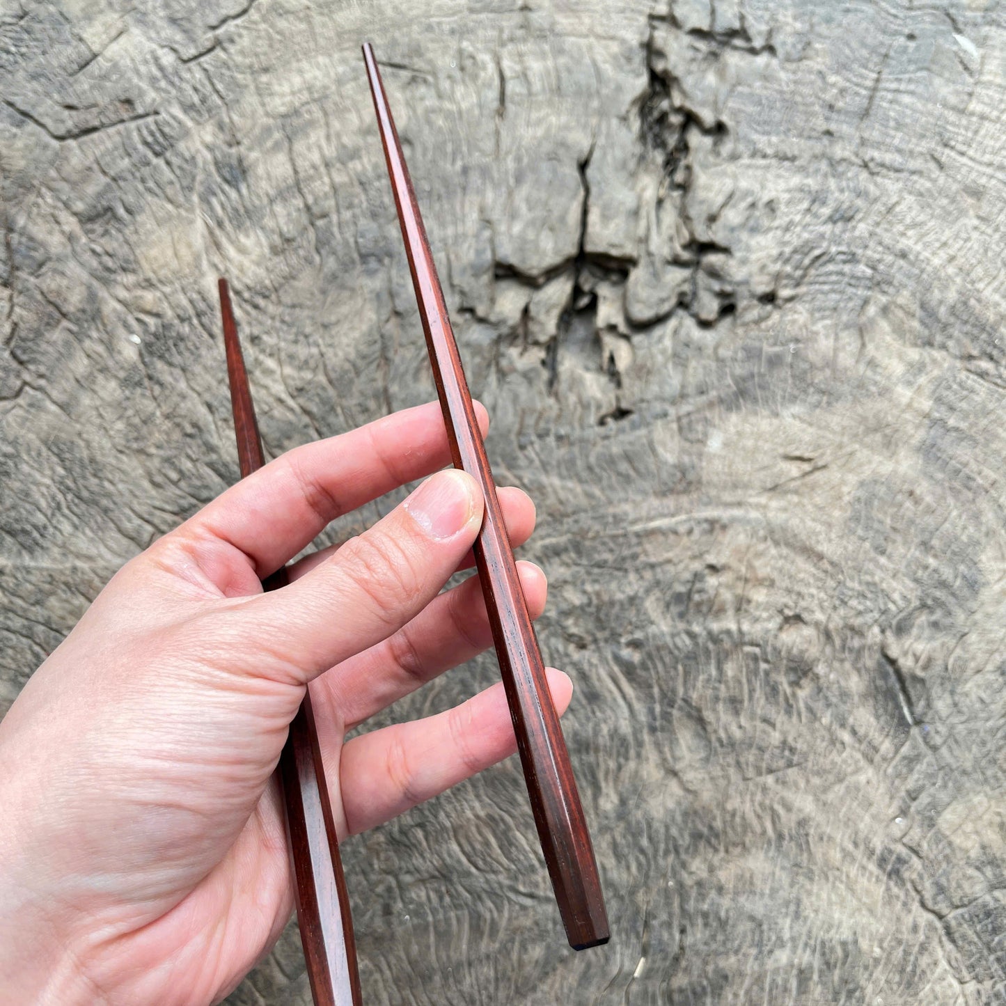 Octagonal, Eight-sided Siam Rosewood Chopstick, Pro version