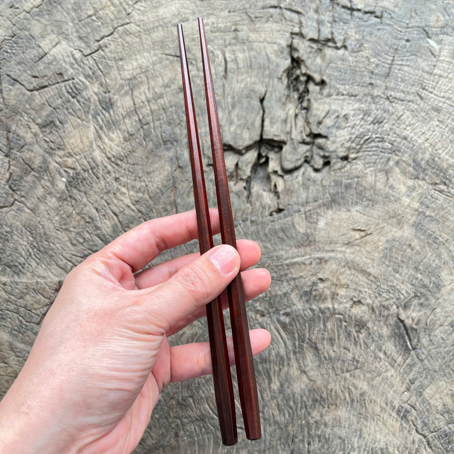 Octagonal, Eight-sided Siam Rosewood Chopstick, Pro version