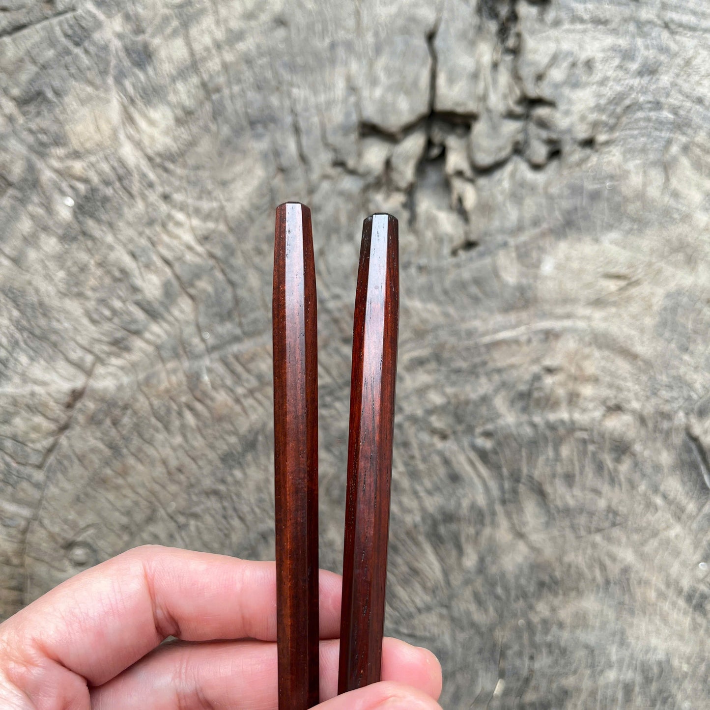 Octagonal, Eight-sided Siam Rosewood Chopstick, Pro version