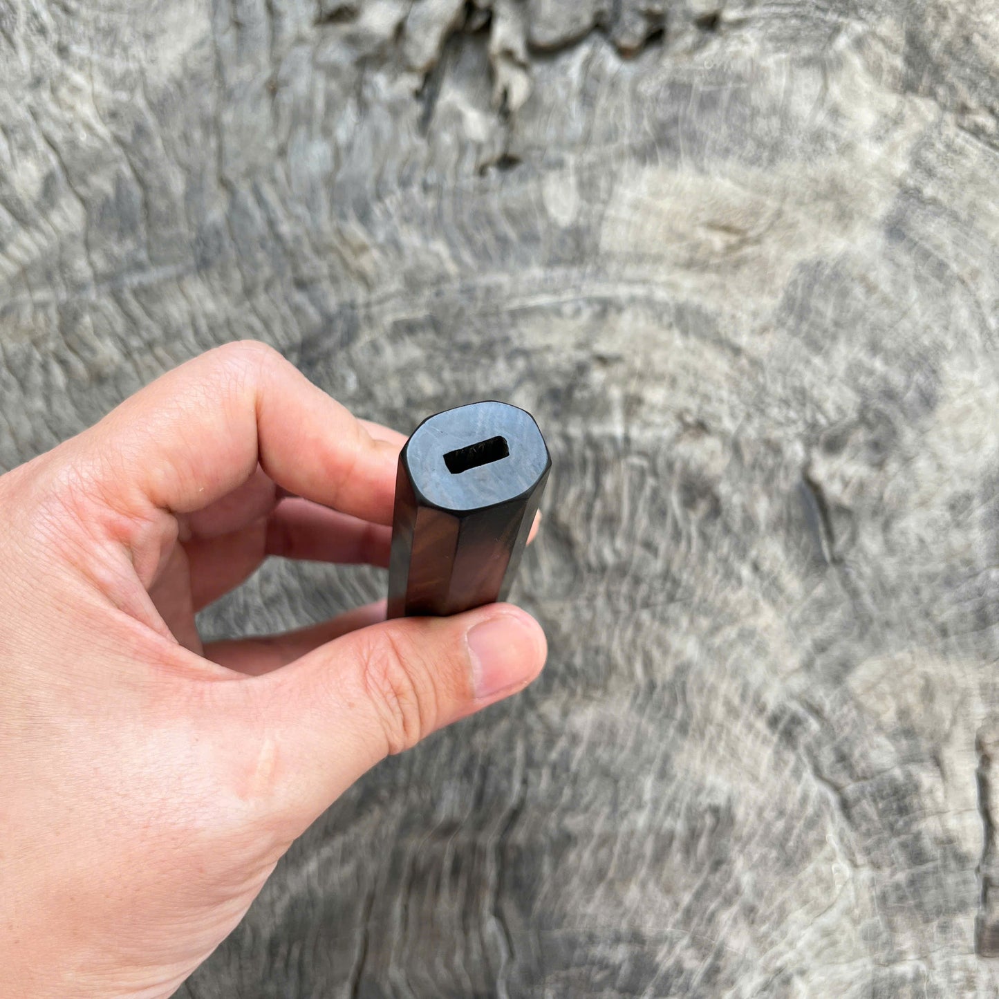 I - 9 Ebony Wa handle, Mono, 120mm for petty