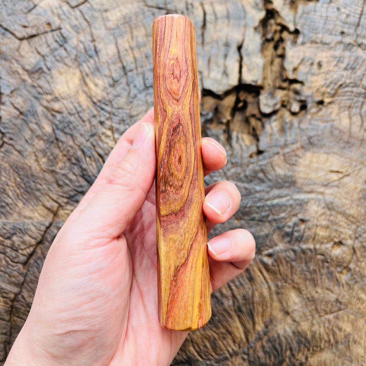 I- Mono Old Huanghuali wood Wa handle - 140mm