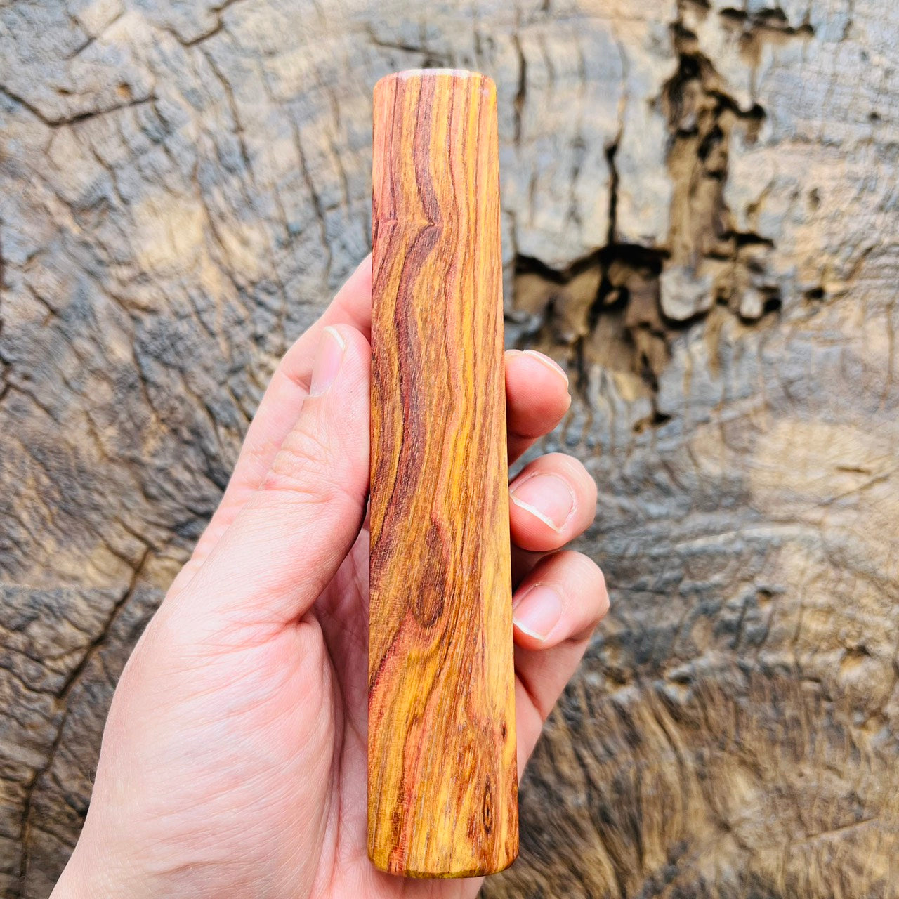 I- Mono Old Huanghuali wood Wa handle - 140mm – boogwa