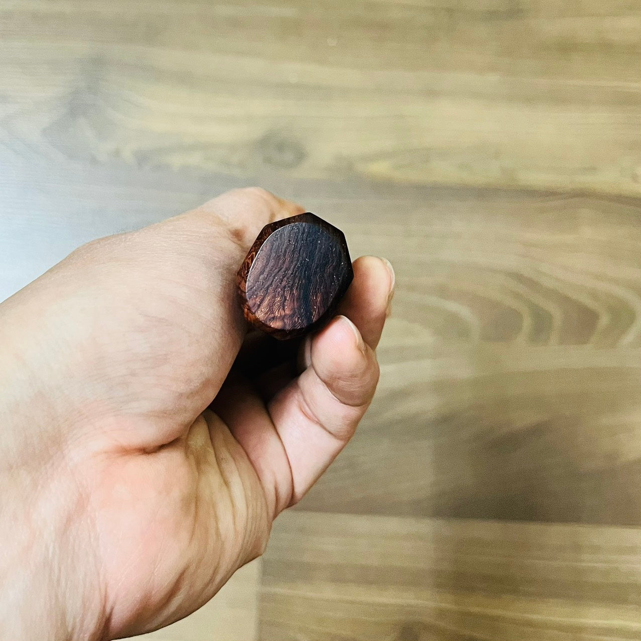 Rosewood Wa Handle with Buffalo Horn Ferrule - Endcap