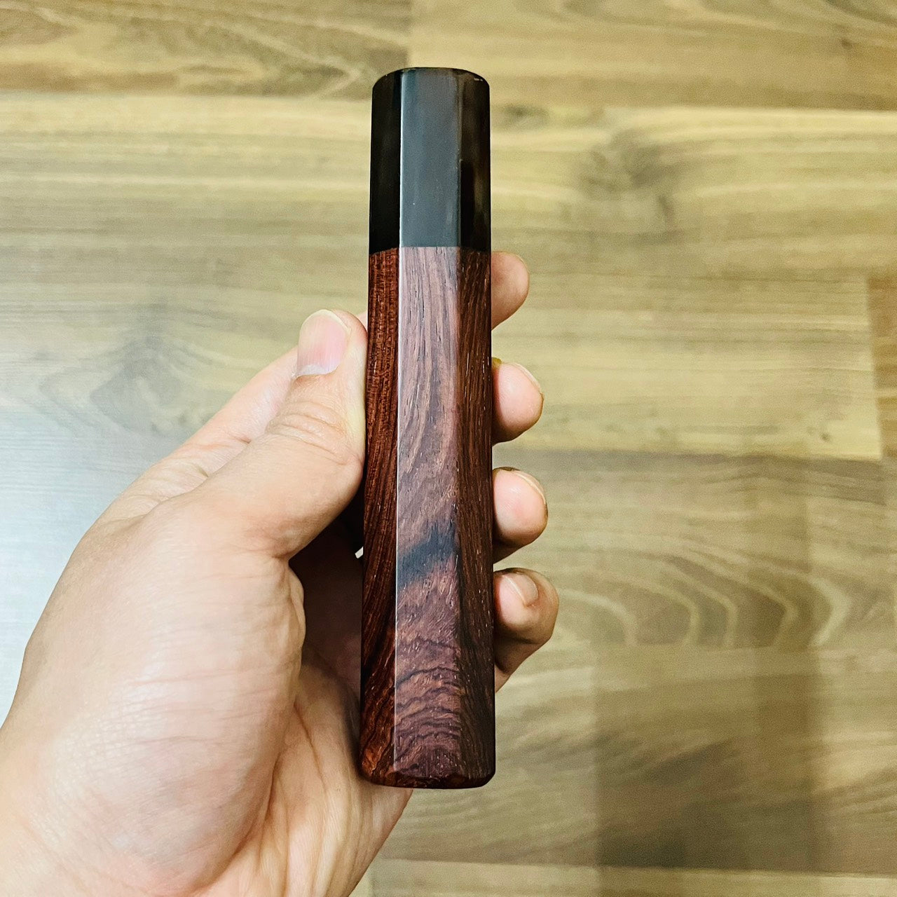 Rosewood Wa Handle with Buffalo Horn Ferrule - Endcap
