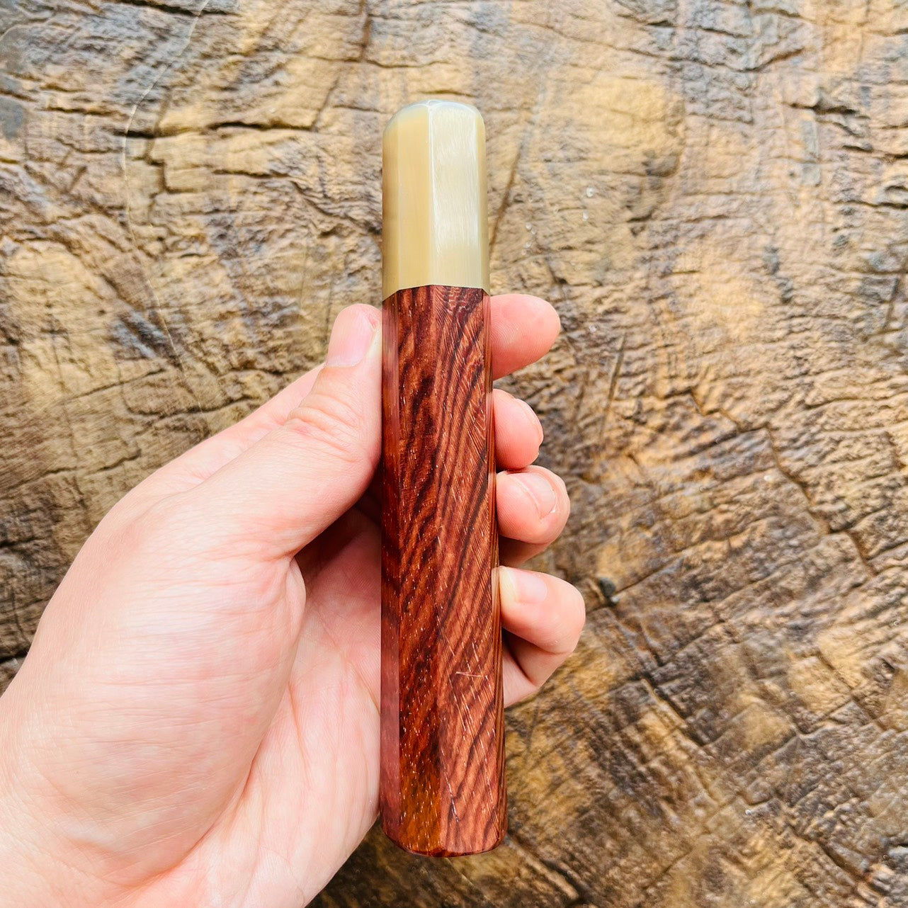 I- Snake Rosewood handle with white horn ferrule - 140mm