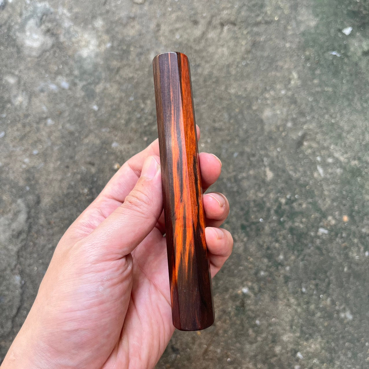 I- Mono Black Red Siamese Rosewood Wa handle - 140mm