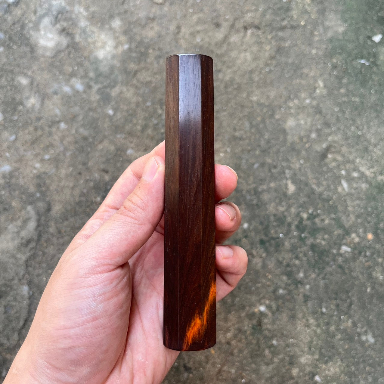 I- Mono Black Red Siamese Rosewood Wa handle - 140mm