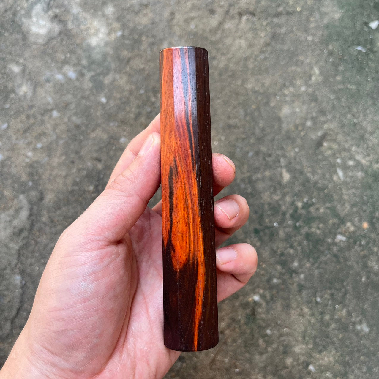I- Mono Black Red Siamese Rosewood Wa handle - 140mm
