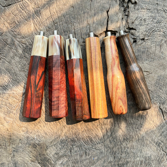 Custom Wooden Portafilter Handle, Buffalo Horn Ferrule | Twisted or  | Tapering - a stylish Espresso portafilter handle replacement