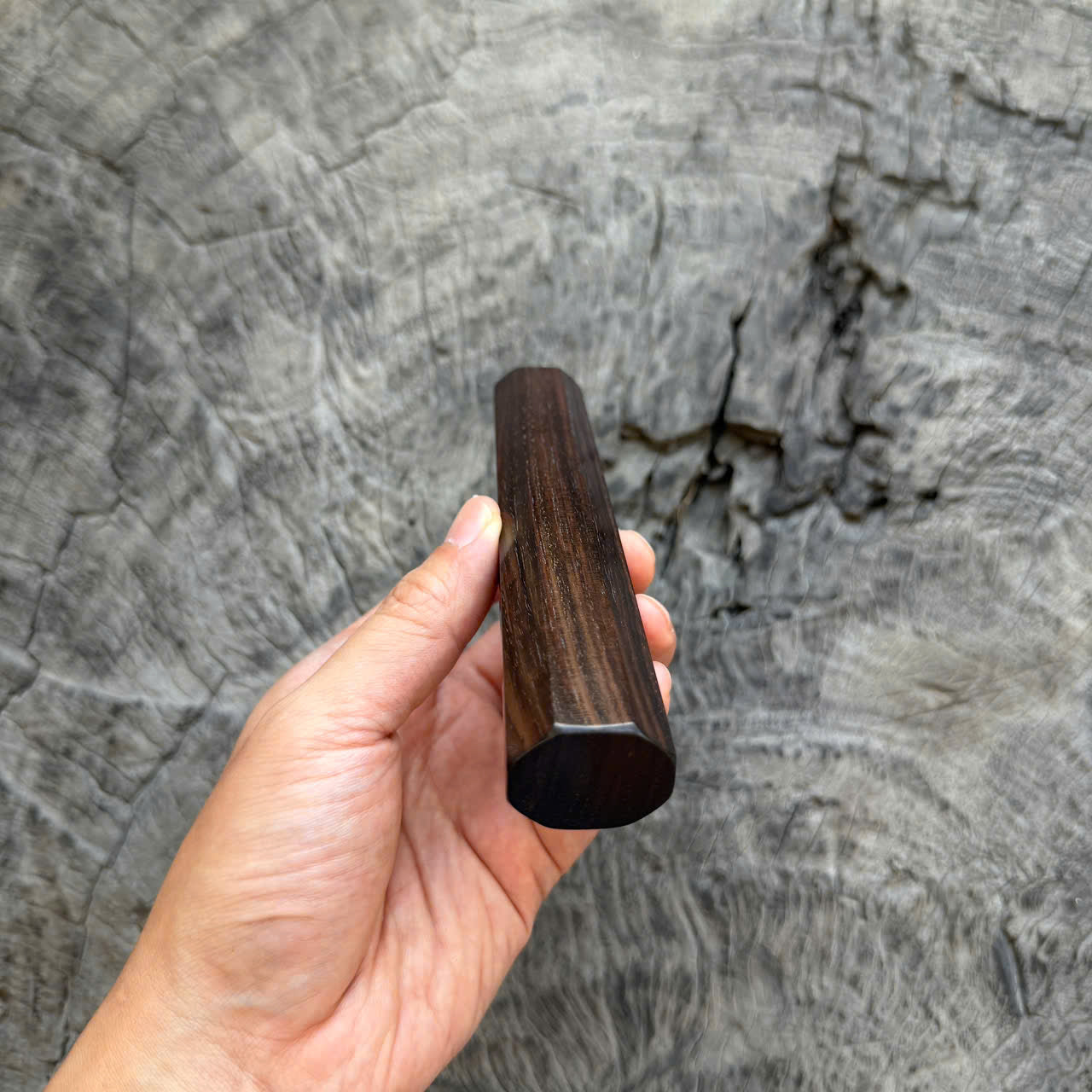 I - 50 Dark Siamese Rosewood Wa handle, Mono, 145 mm handle