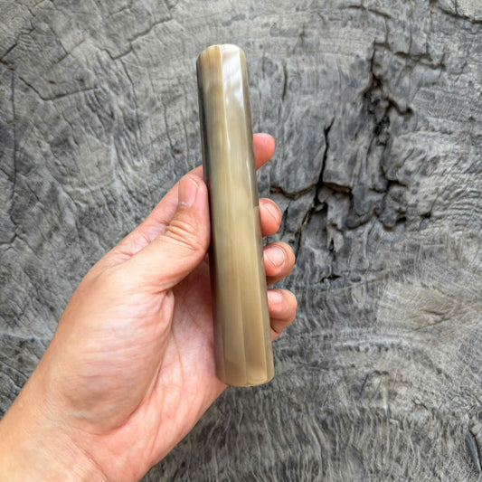 I - 12 Full White Horn Wa handle, Mono, 145 mm handle