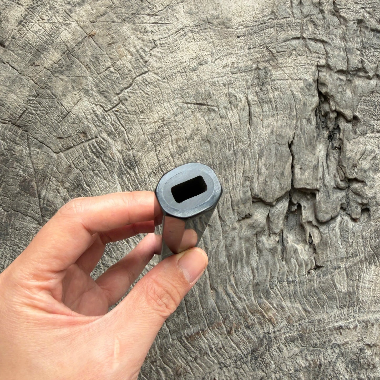 I- 3 Black African Wa handle, Black Horn ferrule for Yana 240-270-300, 145mm handle