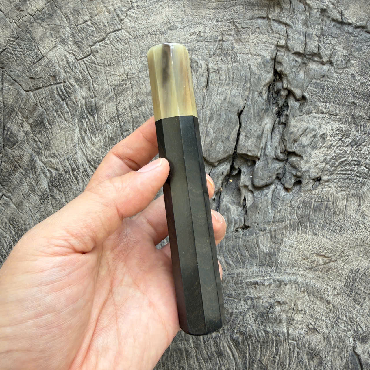 I- 25 Ebony Wa handle, Milk White Ferrule - 135mm