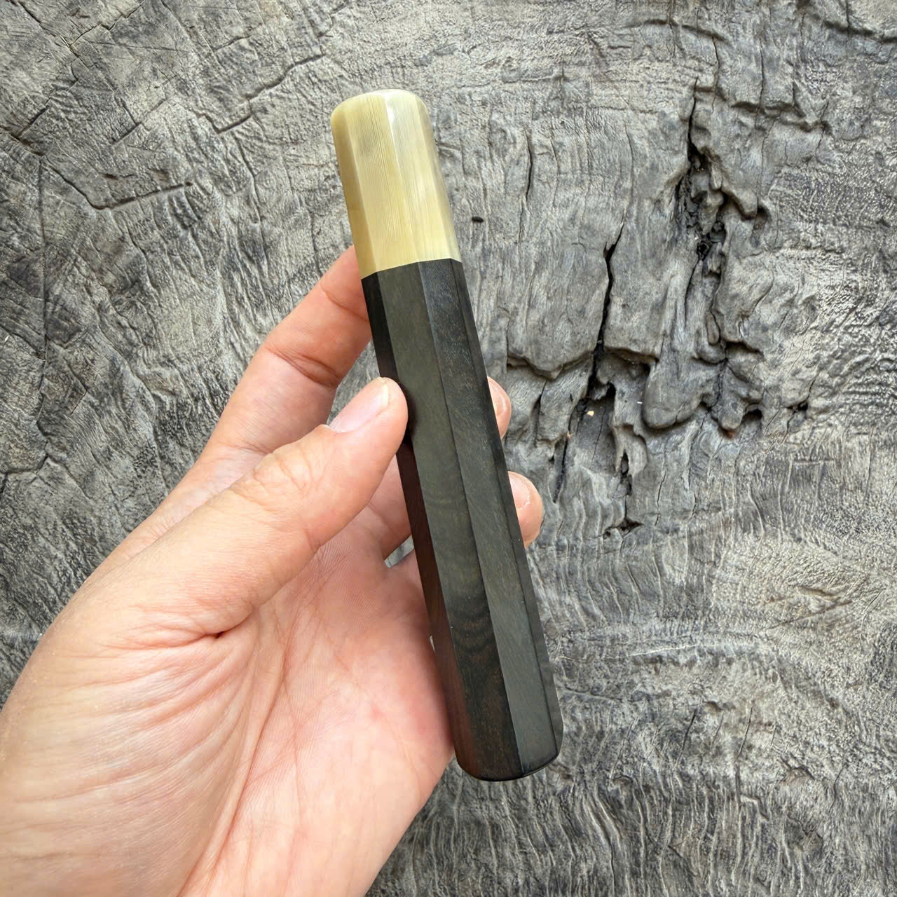 I- 25 Ebony Wa handle, Milk White Ferrule - 135mm