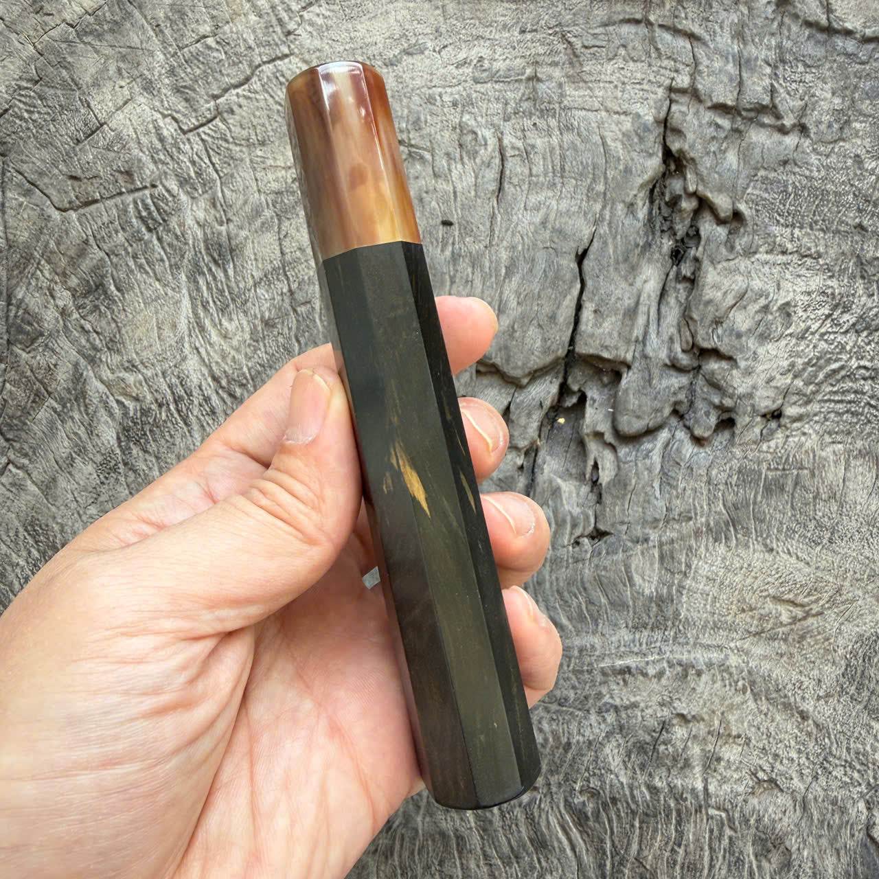 I- 26 Ebony Wa handle, Milk White Ferrule - 135mm