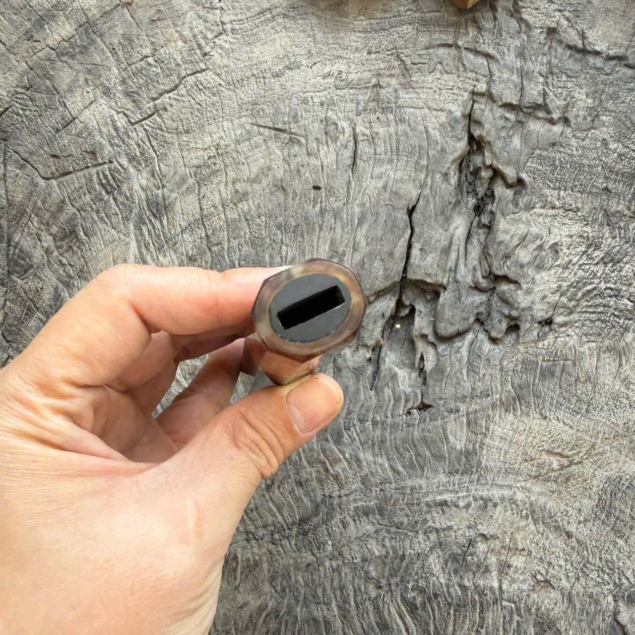 I- 26 Ebony Wa handle, Milk White Ferrule - 135mm