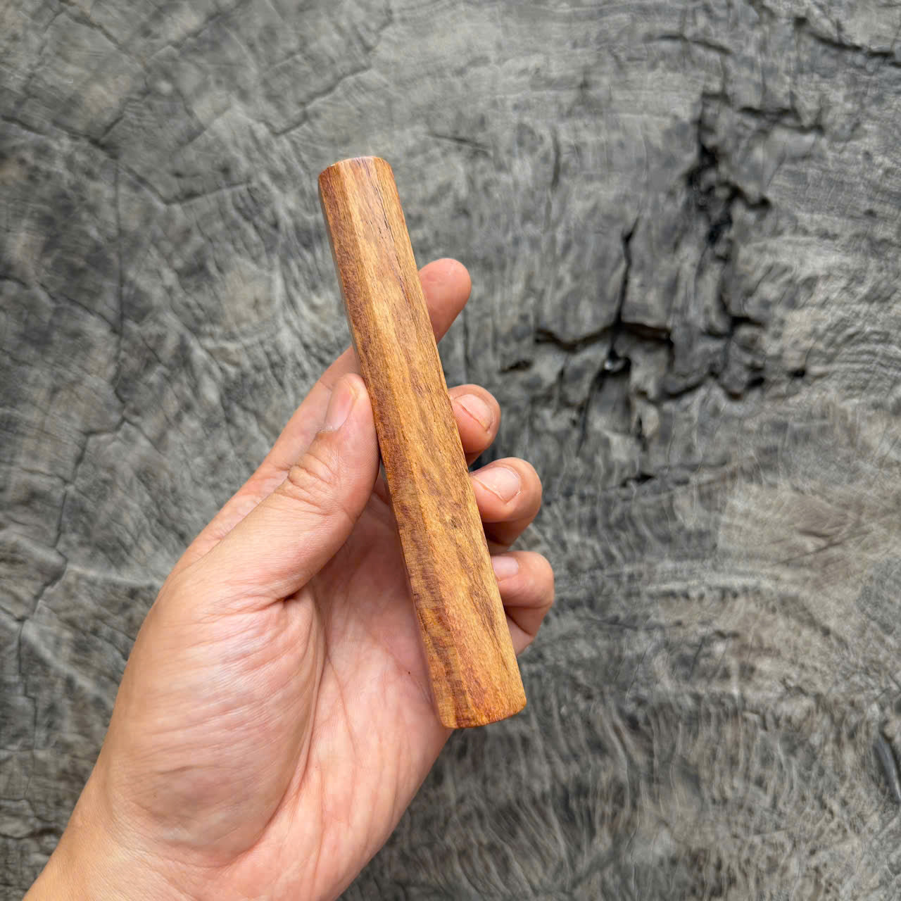 I- Rare Cool Huanghuali wood Wa handle, Mono, 135mm handle