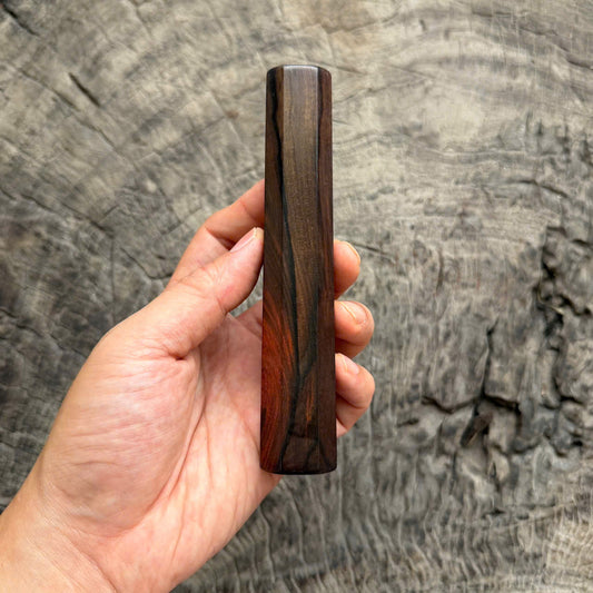I - Black Red Siamese Rosewood Wa handle, Mono, 145 mm handle