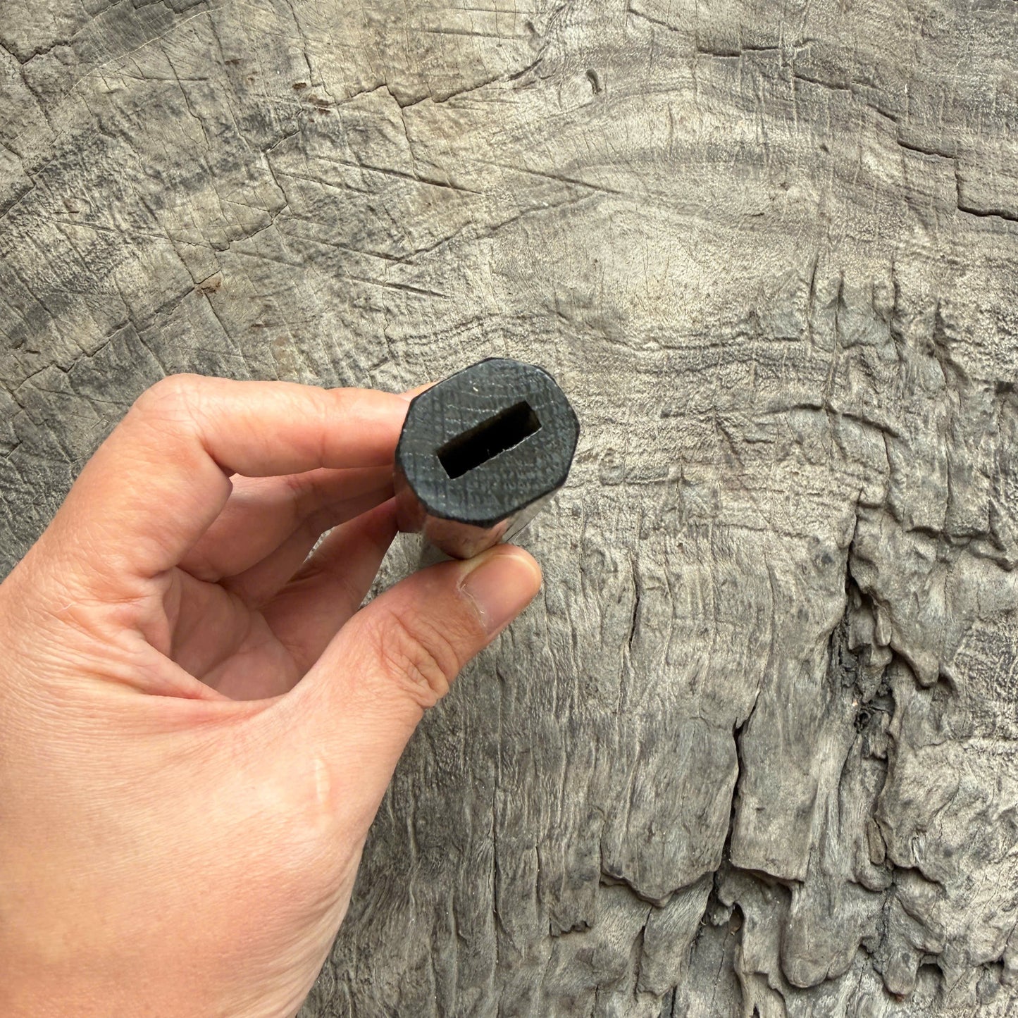 I - 2 Bog Oak wood Wa handle , Mono - 140mm