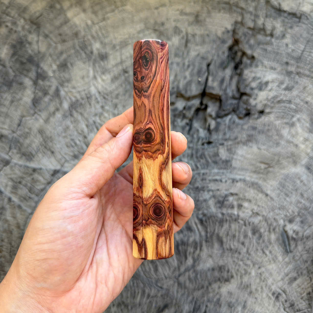 I - Super Cool Devil Eye Siamese Rosewood Wa handle, Mono, 140mm handle